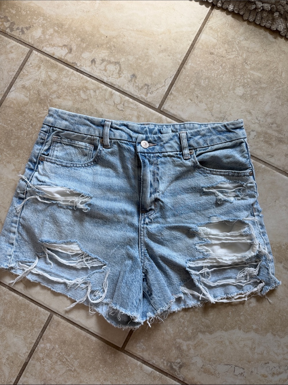 American Eagle Strigid Curvy Mom Women's Shorts